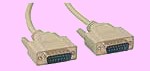 15 Pin D-sub male to male cable from Jameco